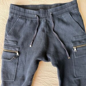 Helmut Lang black/Charcoal Cargo Jogger Pants